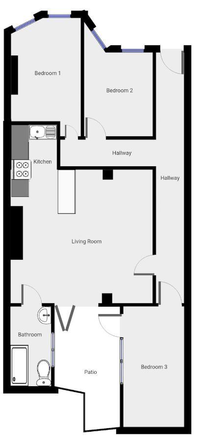 Central Brighton Flat, 3 Bedrooms, Sleeps 6, Close To Shops And Beach Екстериор снимка